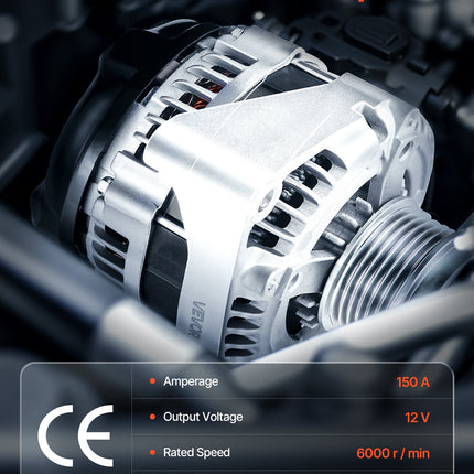 Automobilio generatorius VEVOR 84143543, 12V