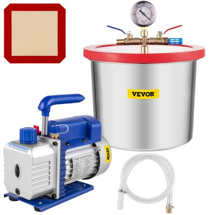 Vakuuminė kamera su siurbliu VEVOR RS-1.5, 7,6 l, 113 l/min