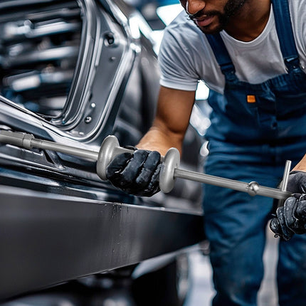 Atbulinis plaktukas stebulių nuėmimui VEVOR XC9027C, 15 dalių rinkinys