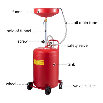 Alyvos surinkimo talpa VEVOR 917, 80 l