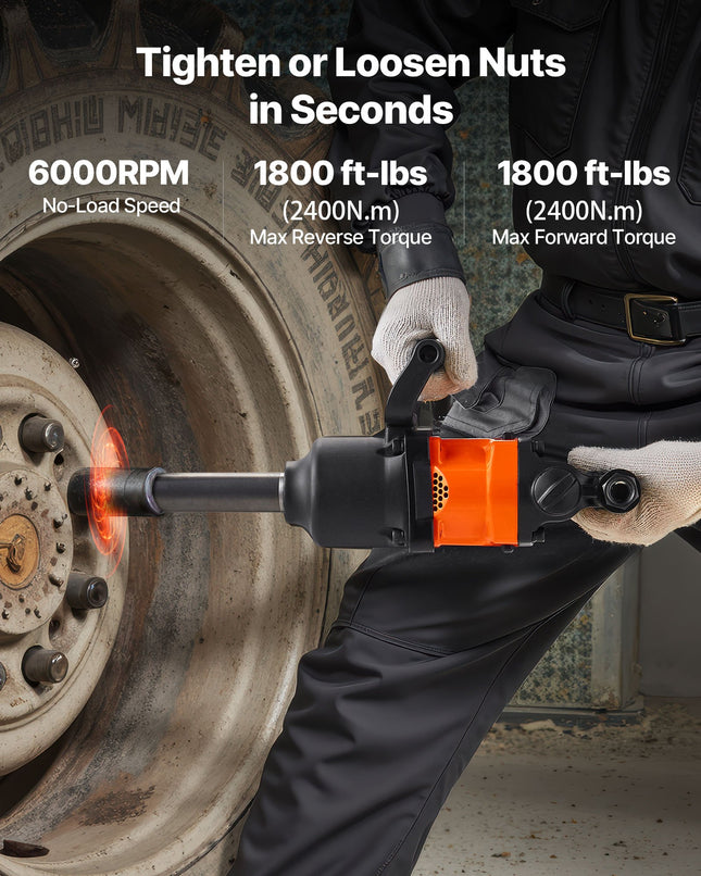 Pneumatinis veržliasukis VEVOR RP9563, 2400 Nm