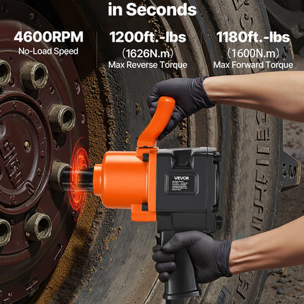 Pneumatinis veržliasukis VEVOR WFI-11073, 1626 Nm