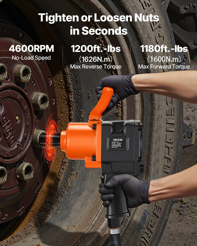 Pneumatinis veržliasukis VEVOR WFI-11073, 1626 Nm