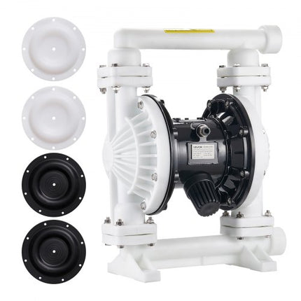 Pneumatinis dvigubos membranos siurblys VEVOR QBK-25, 95 l/min