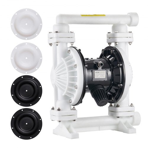 Pneumatinis dvigubos membranos siurblys VEVOR QBK-25, 95 l/min