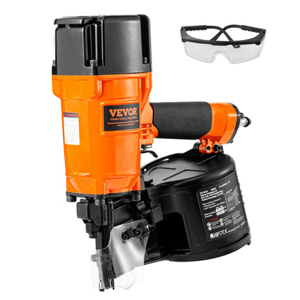 Pneumatinis būgninis vinių kalimo pistoletas VEVOR CN83N, 50–83 mm vinių ilgiui