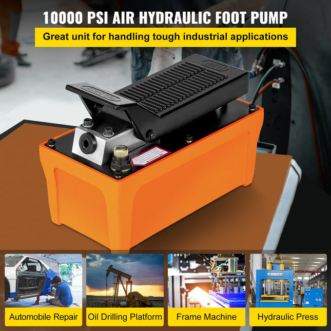 Pneumatinis hidraulinis siurblys VEVOR B-70BQ, 700 bar