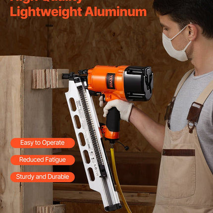Pneumatinis vinių kalimo pistoletas VEVOR RHF9021NS, 50–90 mm