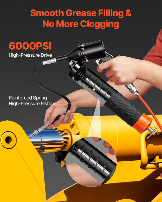 Tepalo švirkštas VEVOR MM0401B, 6000 PSI