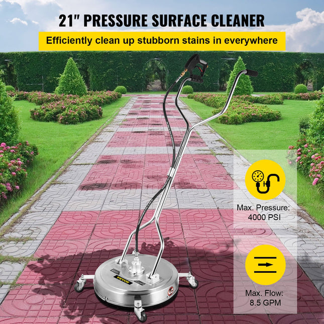 Paviršių valymo įrenginys VEVOR VV-SWC-21, 4000 PSI