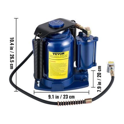 Pneumatinis hidraulinis domkratas VEVOR QJD-32B, 32 t