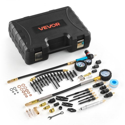 Variklio cilindrų kompresijos ir sandarumo matuoklių rinkinys VEVOR LX1203, 0-700 PSI