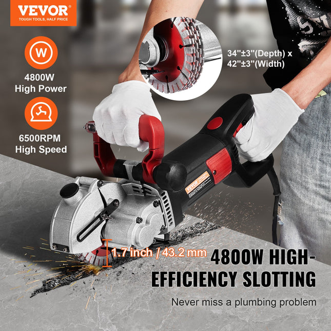 Mūro rėžtuvas VEVOR KC125, 2500W