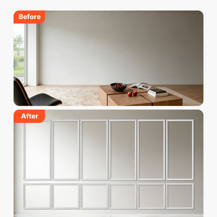 Sienų apdailos juostų rinkinys VEVOR JX60#-L3842, 6 vnt.