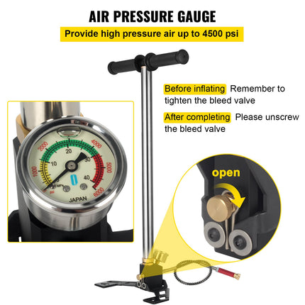 PCP aukšto slėgio pompa VEVOR 3-Stage, 4500 psi