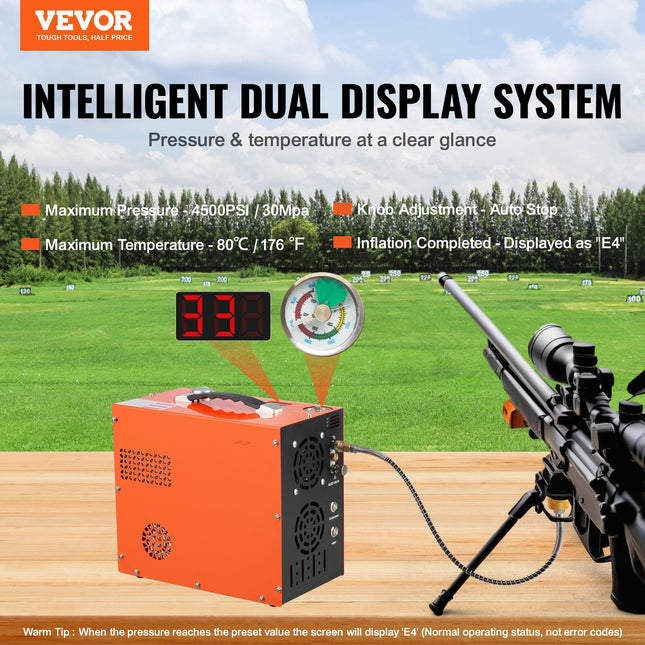 PCP oro kompresorius VEVOR SS-PAC04A, 300 bar
