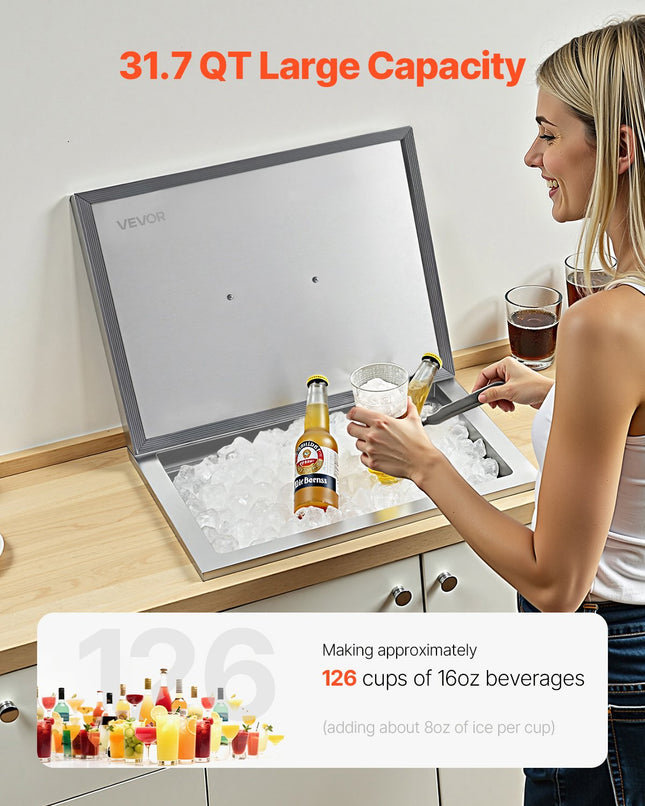 Įmontuojama ledo talpa VEVOR ICB-F201412, 30 l