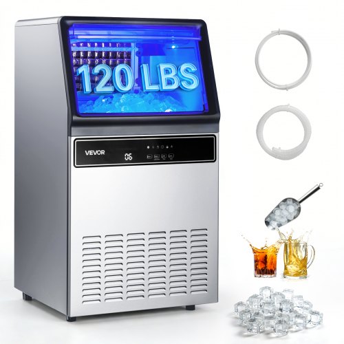 Pramoninis ledo gaminimo aparatas VEVOR IMC9000F-UL, 59 kg/24 val.