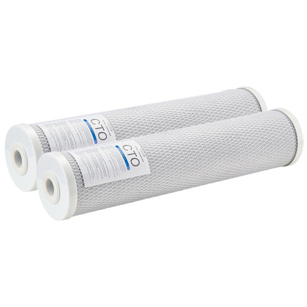 Vandens filtro kasetė VEVOR YMT005, 4,5"x20" CTO anglies blokas, 2 vnt.