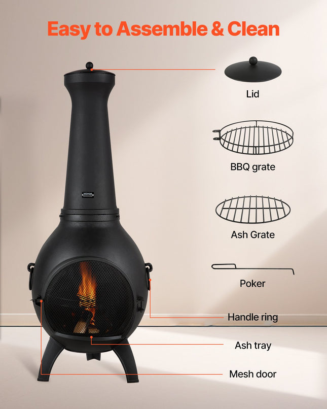 Lauko židinys VEVOR 81041-S, 45,7 cm skersmens