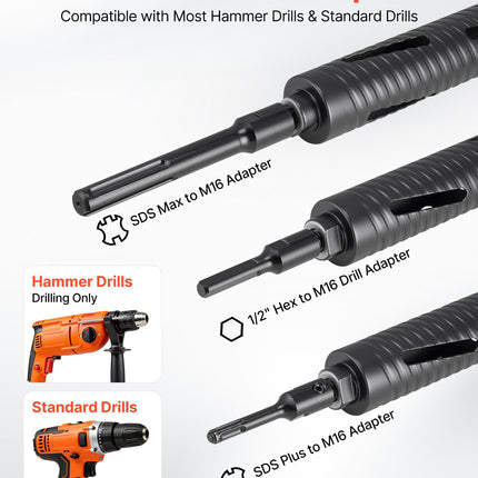 Deimantinė gręžimo karūna VEVOR dry drill 50*240, 51 mm