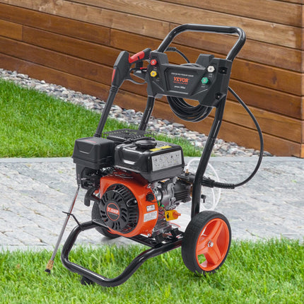 Benzininis aukšto slėgio plovimo įrenginys VEVOR BS180D-SP, 3600 PSI