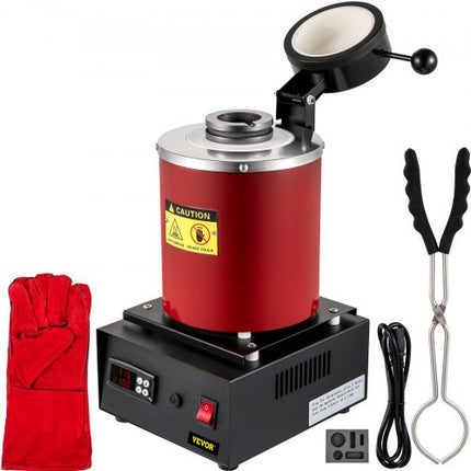 Elektrinė lydymo krosnis VEVOR GF1100ND3, 3 kg, 1350 W