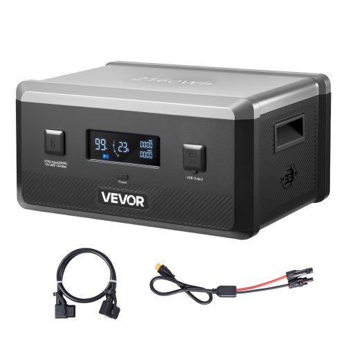 Papildomas akumuliatorius nešiojamai įkrovimo stotelei VEVOR Q2400BP, 2160Wh