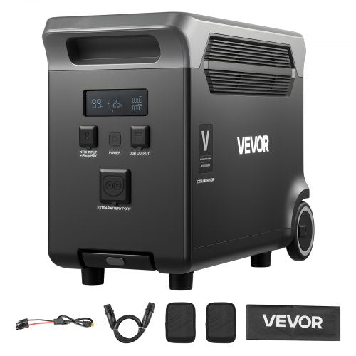 Papildomas akumuliatorius nešiojamai įkrovimo stotelei VEVOR QX3600, 3840Wh
