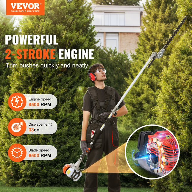 Daugiafunkcis sodo įrankis VEVOR F33-B, 33 cm³