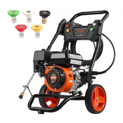 Benzininis aukšto slėgio plovimo įrenginys VEVOR 170D, 3400 PSI