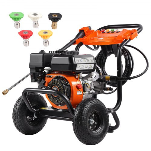Benzininis aukšto slėgio plovimo įrenginys VEVOR 170B, 3500 PSI