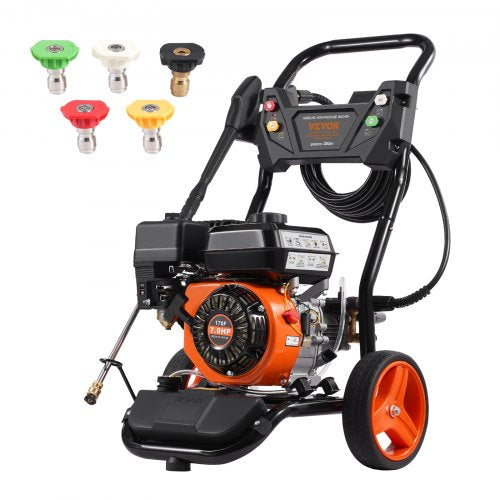 Benzininis aukšto slėgio plovimo įrenginys VEVOR 180D, 3950 PSI