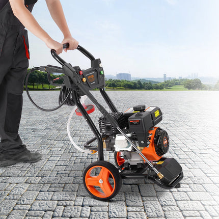 Benzininis aukšto slėgio plovimo įrenginys VEVOR 180D, 3950 PSI