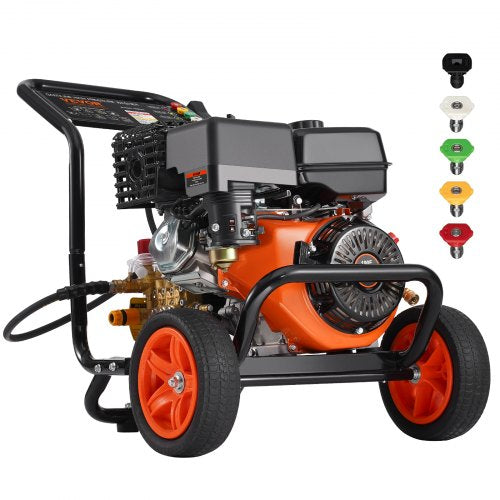 Benzininis aukšto slėgio plovimo įrenginys VEVOR G250A, 4400 PSI