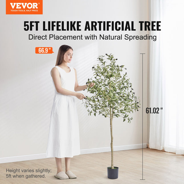 Dirbtinis alyvmedis VEVOR FH-GL150, 155 cm aukščio