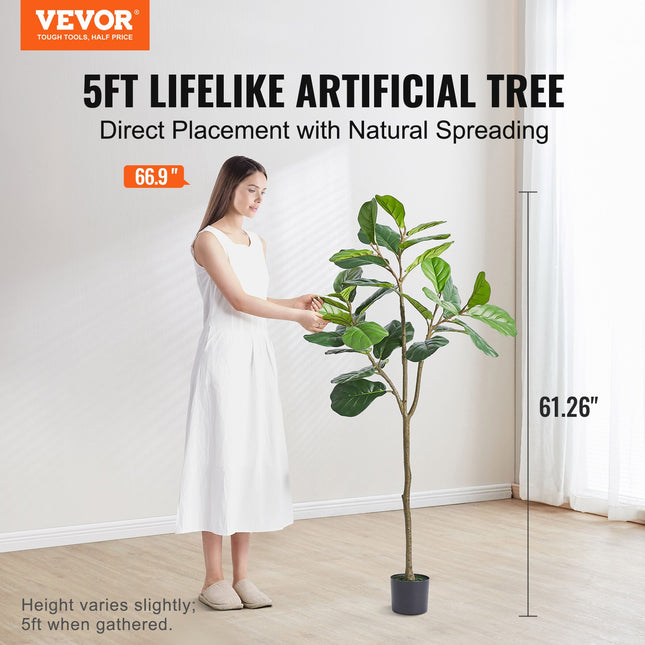 Dirbtinis fikusas VEVOR FH-QYR150, 155 cm