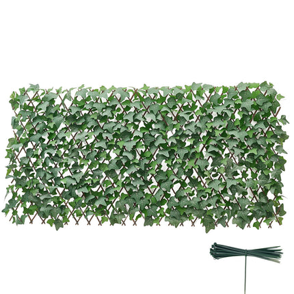 Išplečiama dirbtinė gyvatvorė VEVOR JN-LF-01, 63,5 x 320 cm