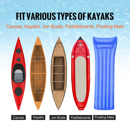 Baidarių ir kanojų vežimėlis VEVOR Heavy Duty, 113,4 kg keliamoji galia