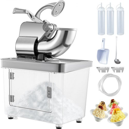 Ledo smulkintuvas VEVOR Snow Cone Machine, 180 kg/val.