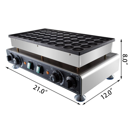 Mini blynelių keptuvė VEVOR AK-H50, 1800W