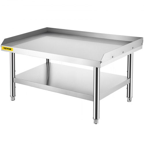 Nerūdijančio plieno stalas įrangai VEVOR VV-ES-SS-4830, 122 x 76 cm