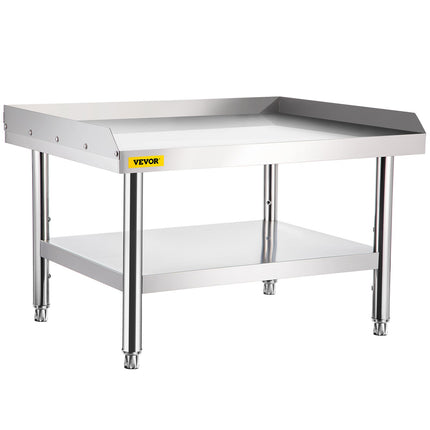 Nerūdijančio plieno stalas įrangai VEVOR VV-ES-SS-4830, 122 x 76 cm
