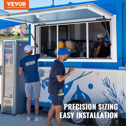 Prekybinis langas VEVOR dpyxscfwck36*24W, 915 x 610 mm