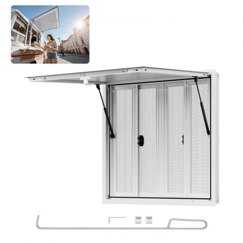 Prekybinis langas VEVOR DPSCFWCK, 92x92 cm