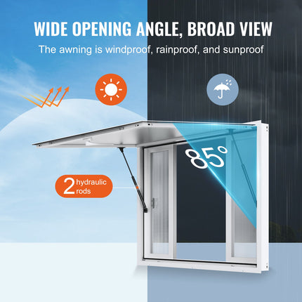 Prekybinis langas VEVOR dpscfwck48L*36W, 1220x915 mm