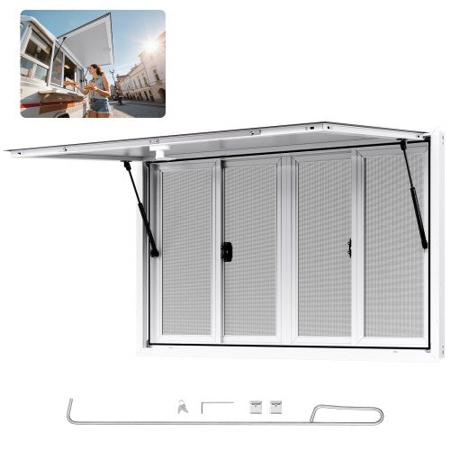 Prekybinis langas VEVOR DPSCFWCK, 135x84 cm