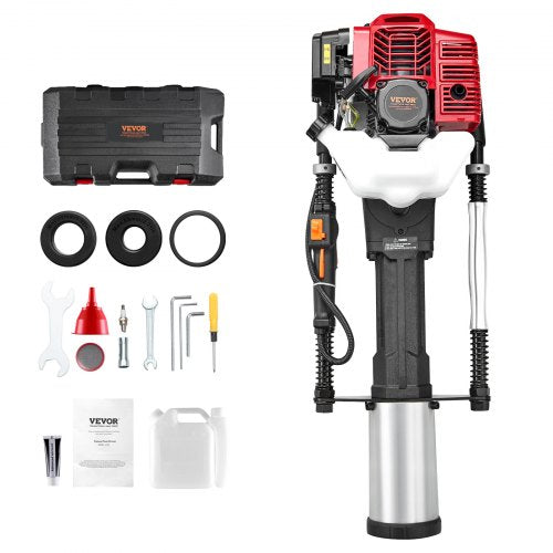 Benzininis stulpų kalimo įrankis VEVOR JH-95, 1400 W
