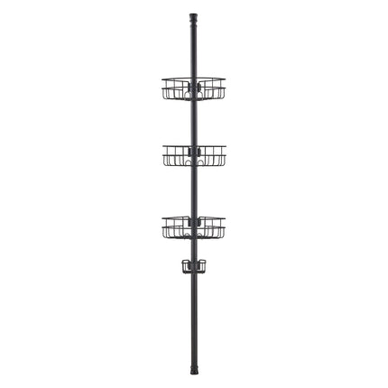 Teleskopinė dušo lentyna VEVOR WK320016, 100–317 cm aukščio