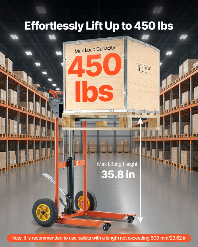 Hidraulinis krovinių keltuvas VEVOR scddc900, 205 kg